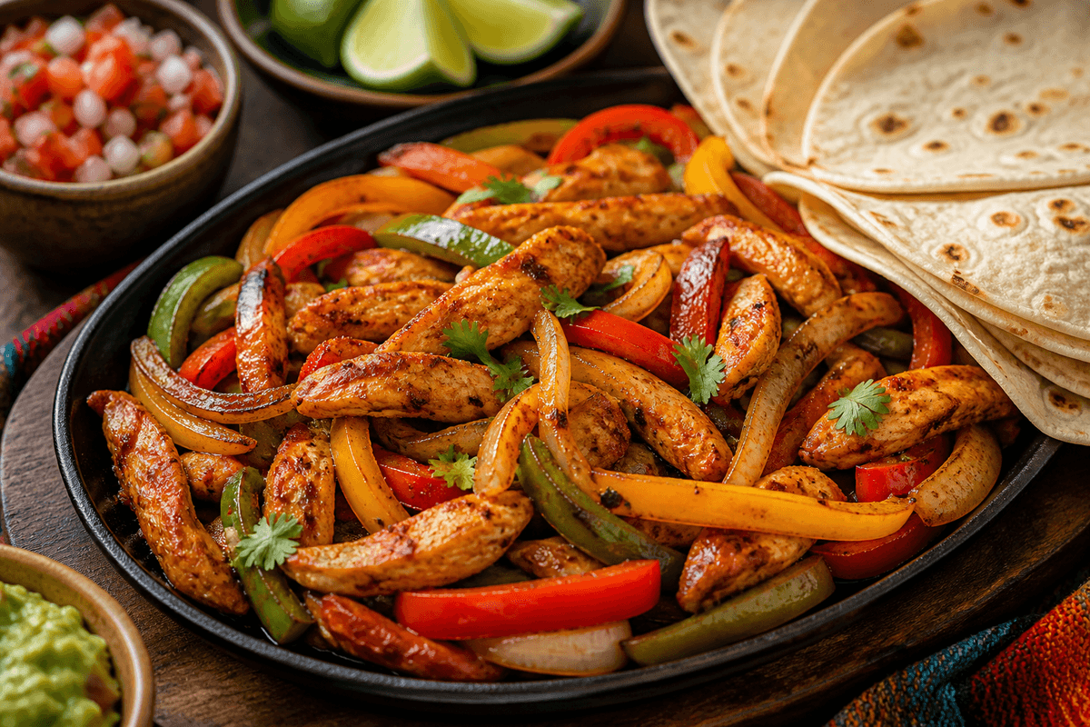 Air Fryer Chicken Fajitas
