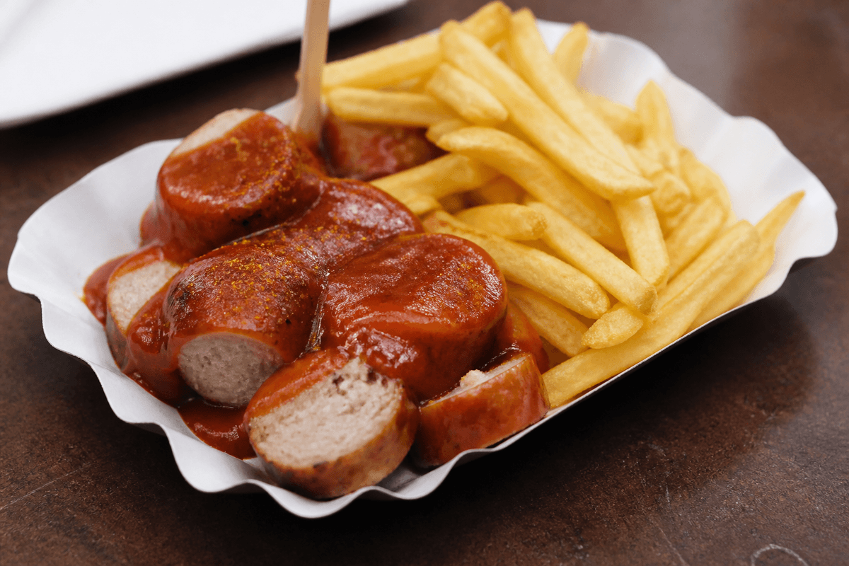 Air Fryer German Currywurst
