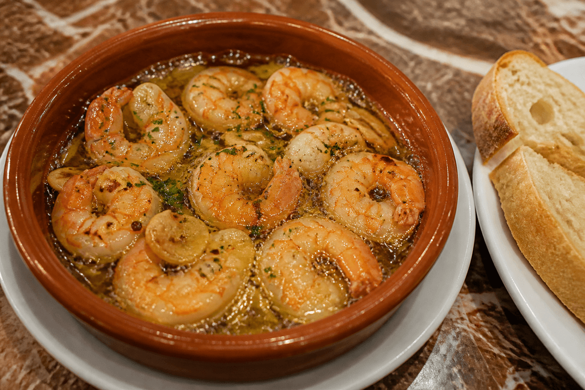 Air Fryer Spanish Gambas al Ajillo