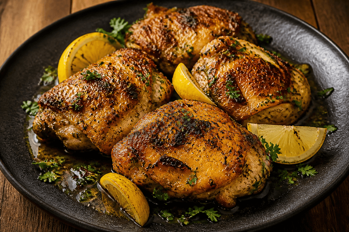 Air Fryer Greek Lemon Oregano Chicken