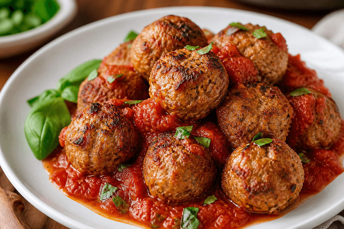 Air Fryer Meatballs