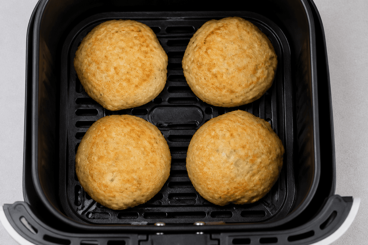 Fish cakes in the air fryer