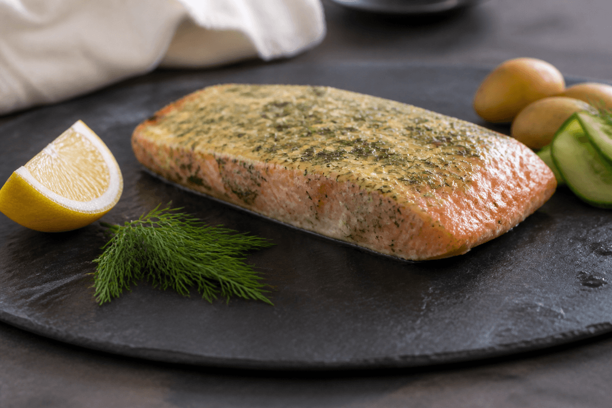Air Fryer Norwegian Salmon with Dill