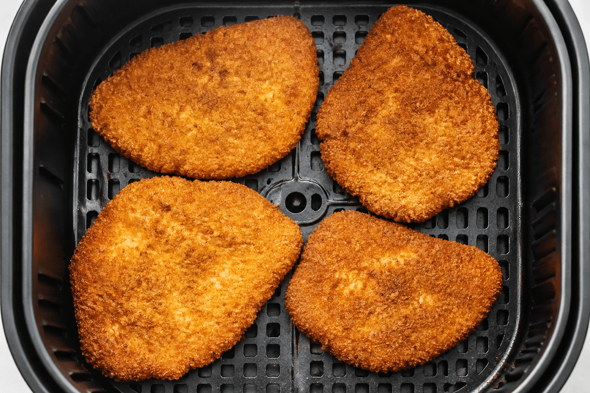 Schnitzel in the air fryer