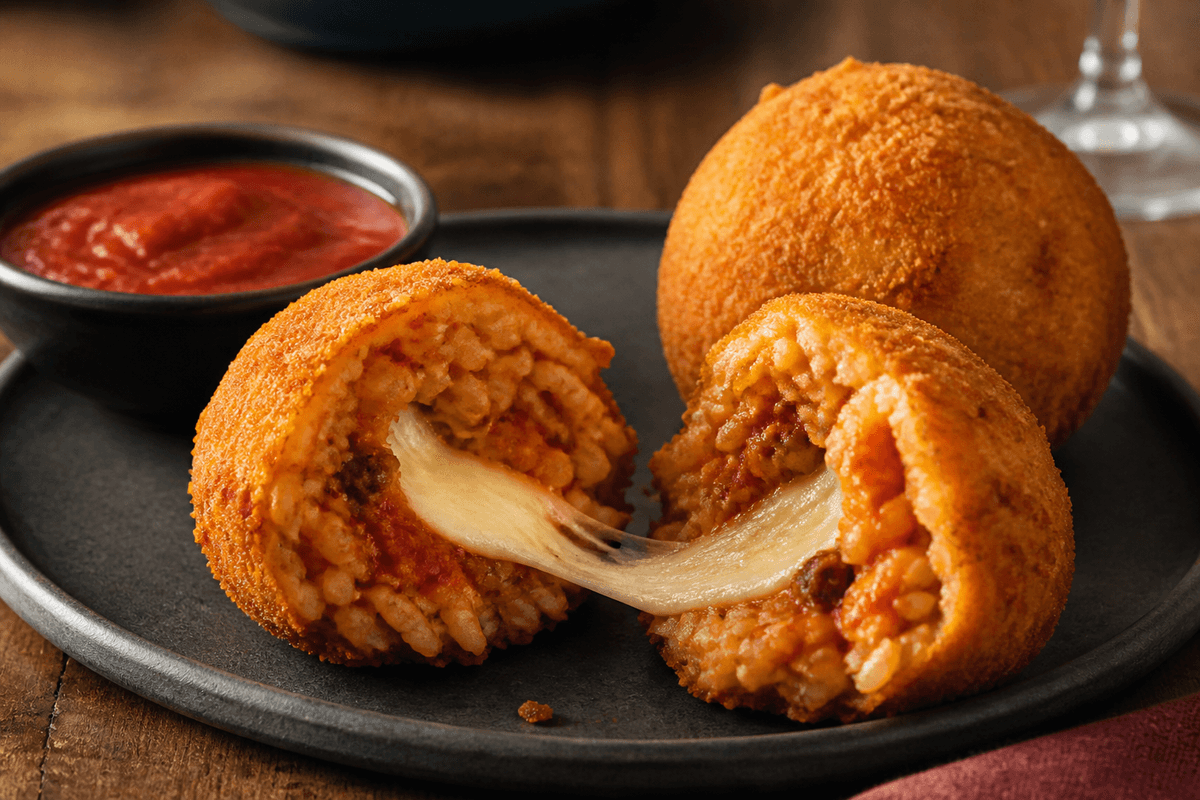 Air Fryer Sicilian Arancini