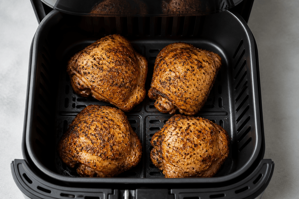 Sri Lankan pepper chicken in the air fryer