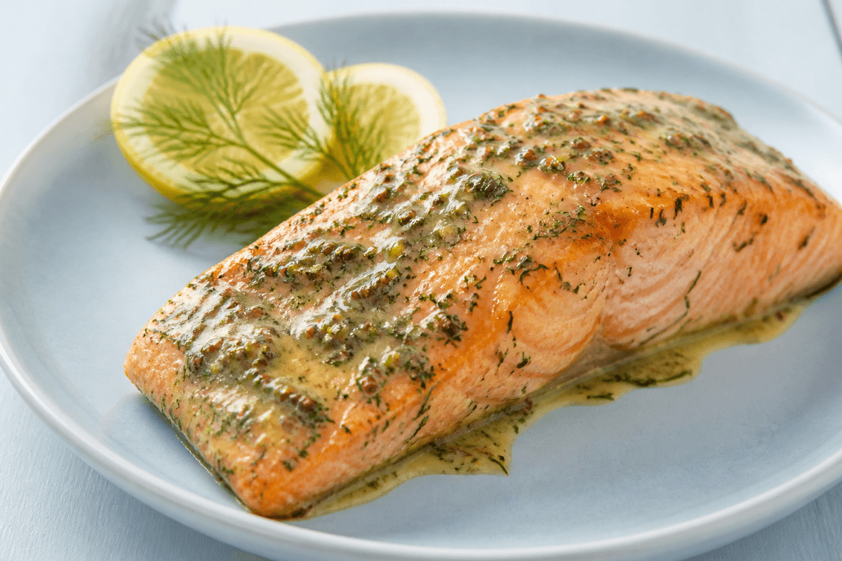 Air Fryer Swedish Dill Salmon