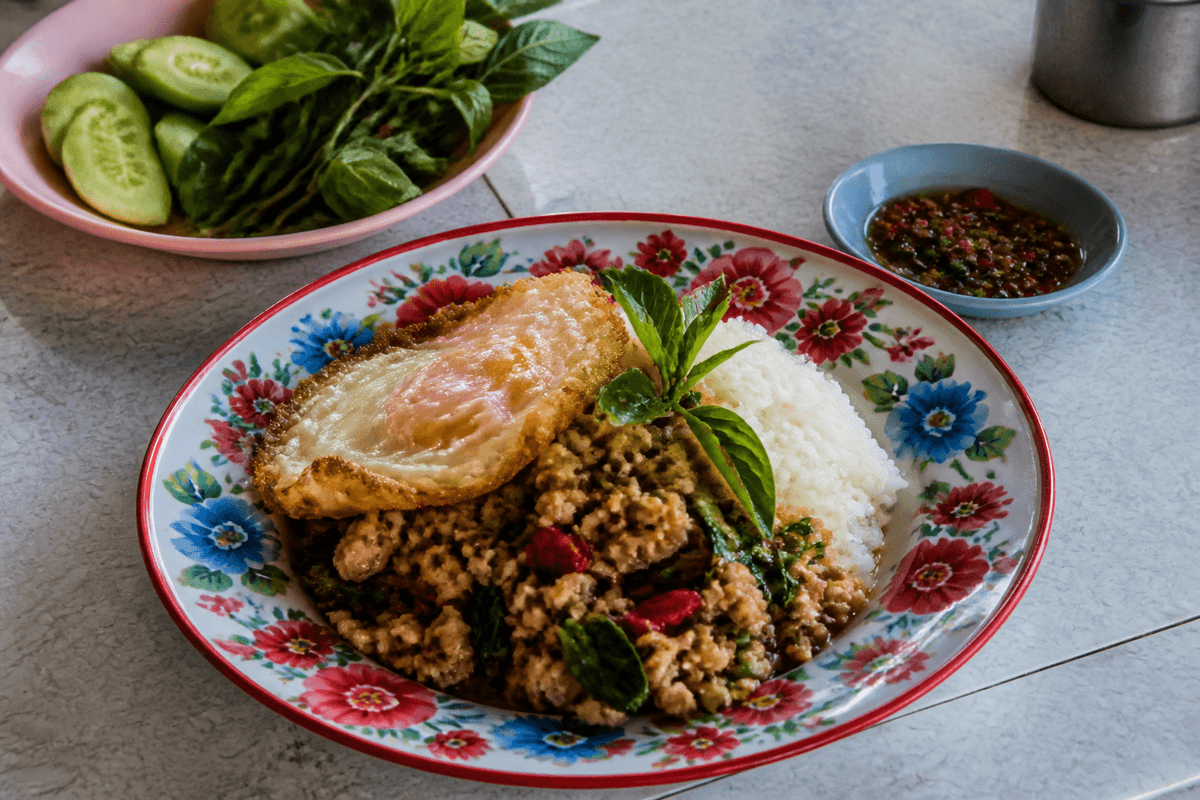 Air Fryer Thai Basil Chicken