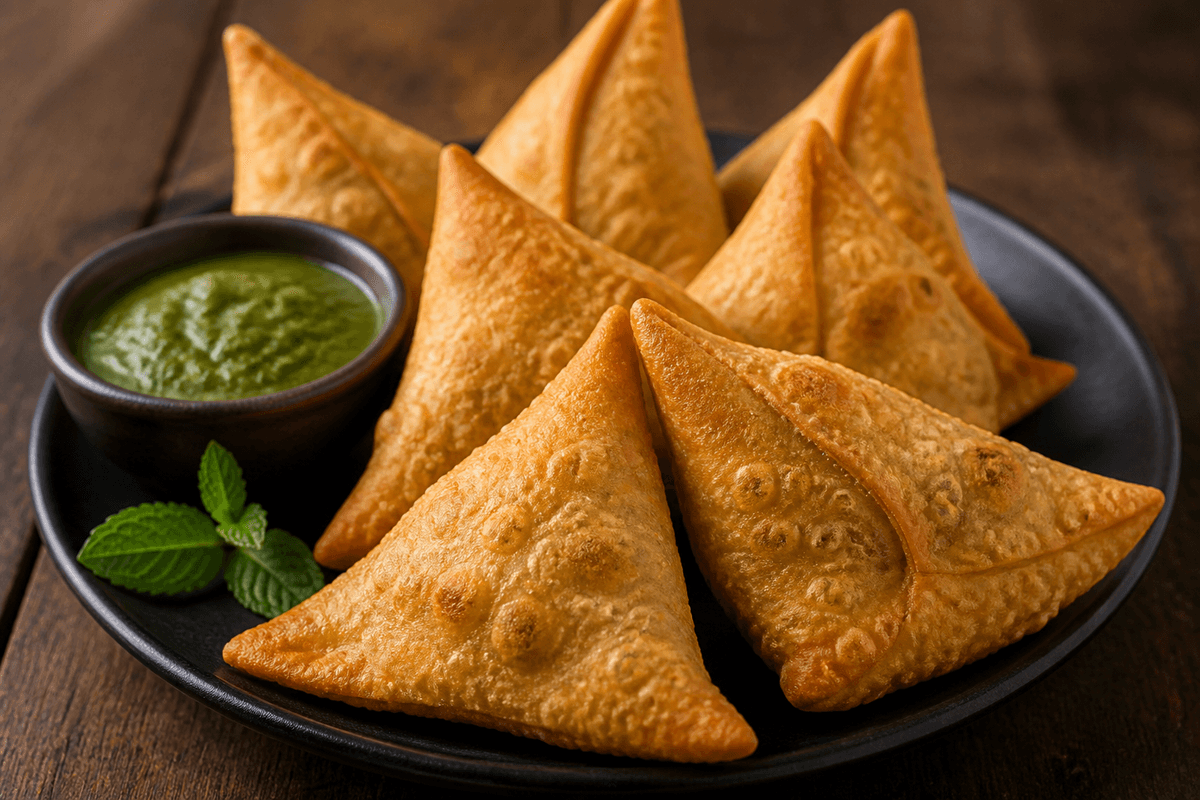 Air Fryer Vegetable Samosas